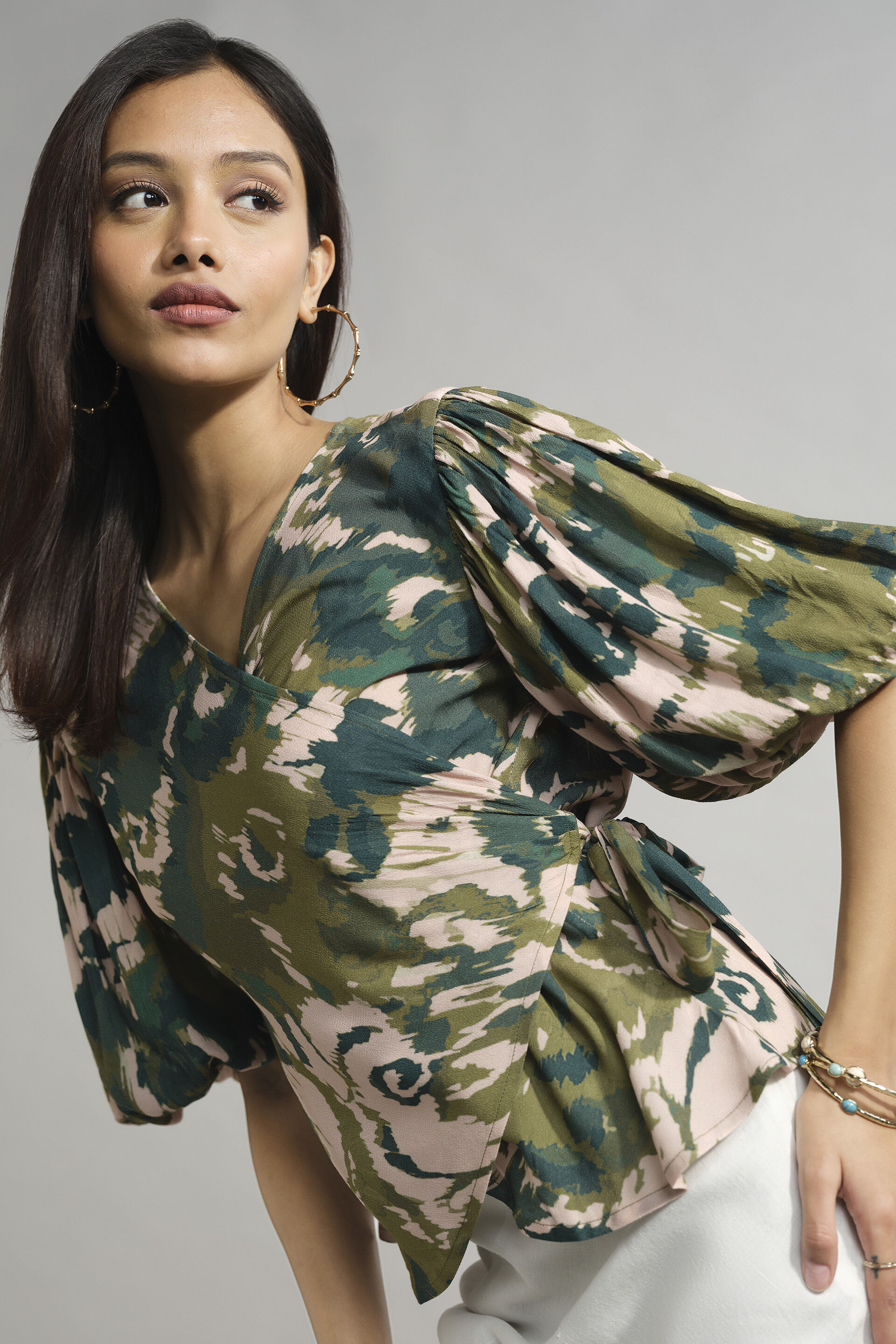 Maren Top, Olive, image 5